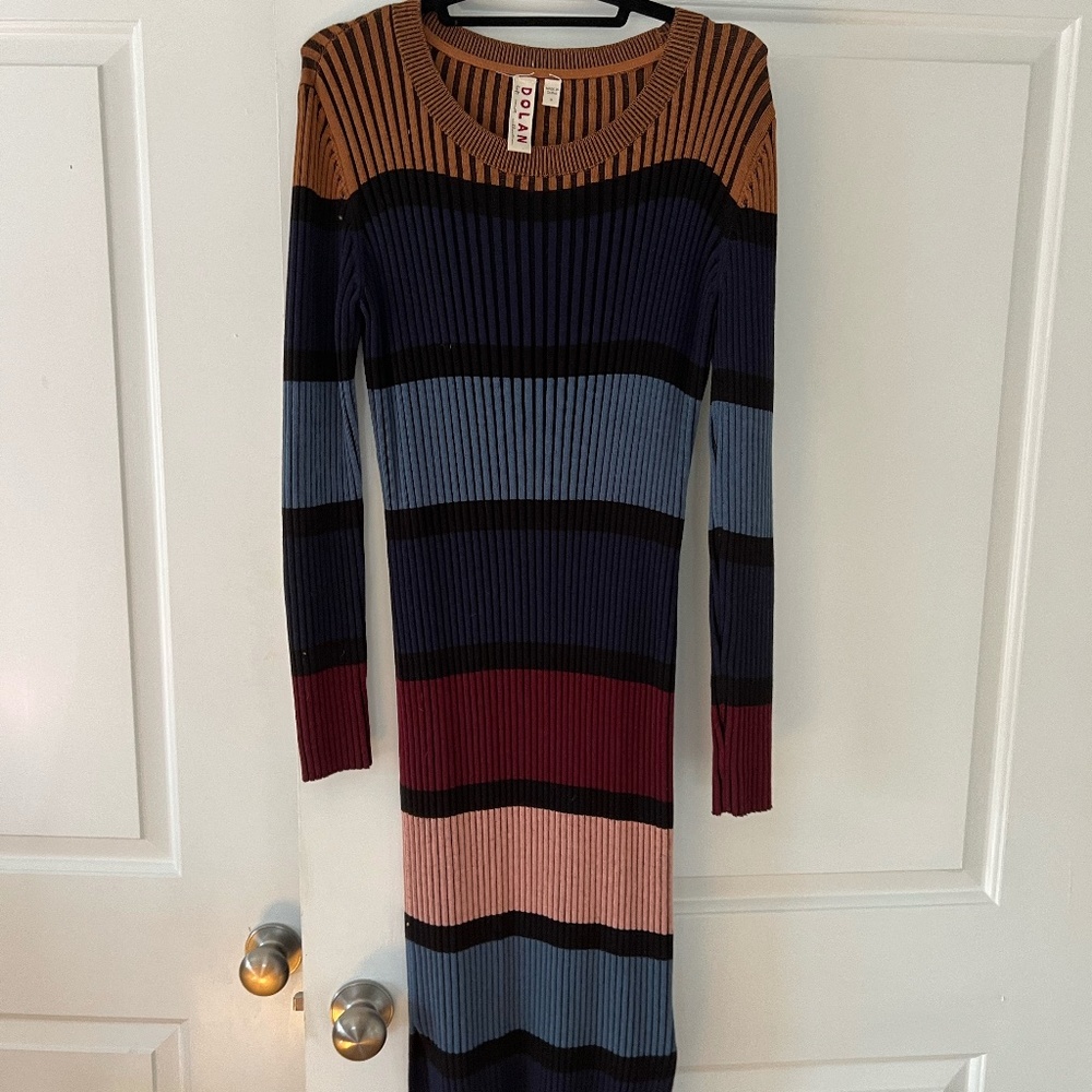 Anthropologie Dolan Color Block Sweater Dress